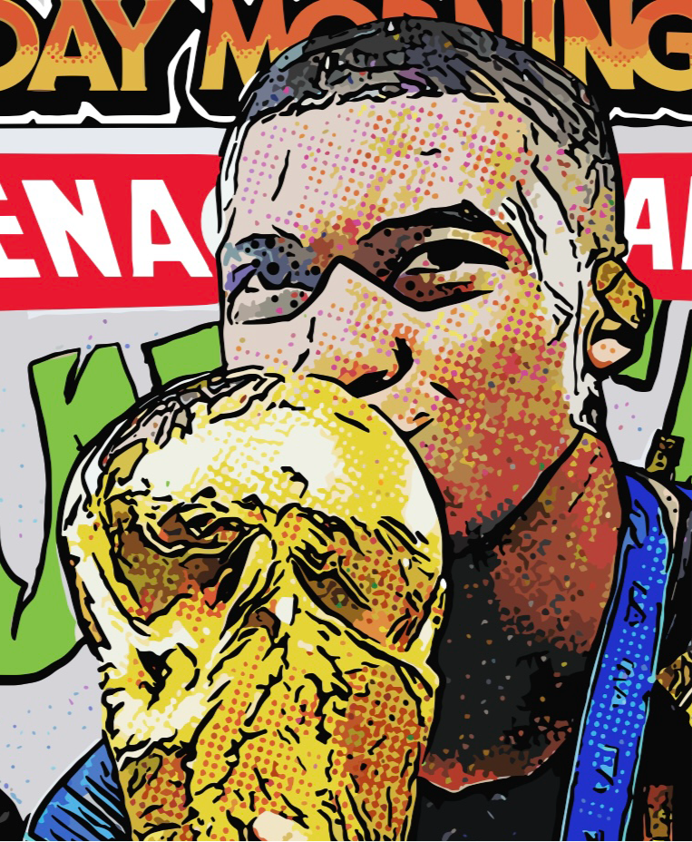 MBAPPE “TEENAGE NINJA Edition”” (CANVAS)